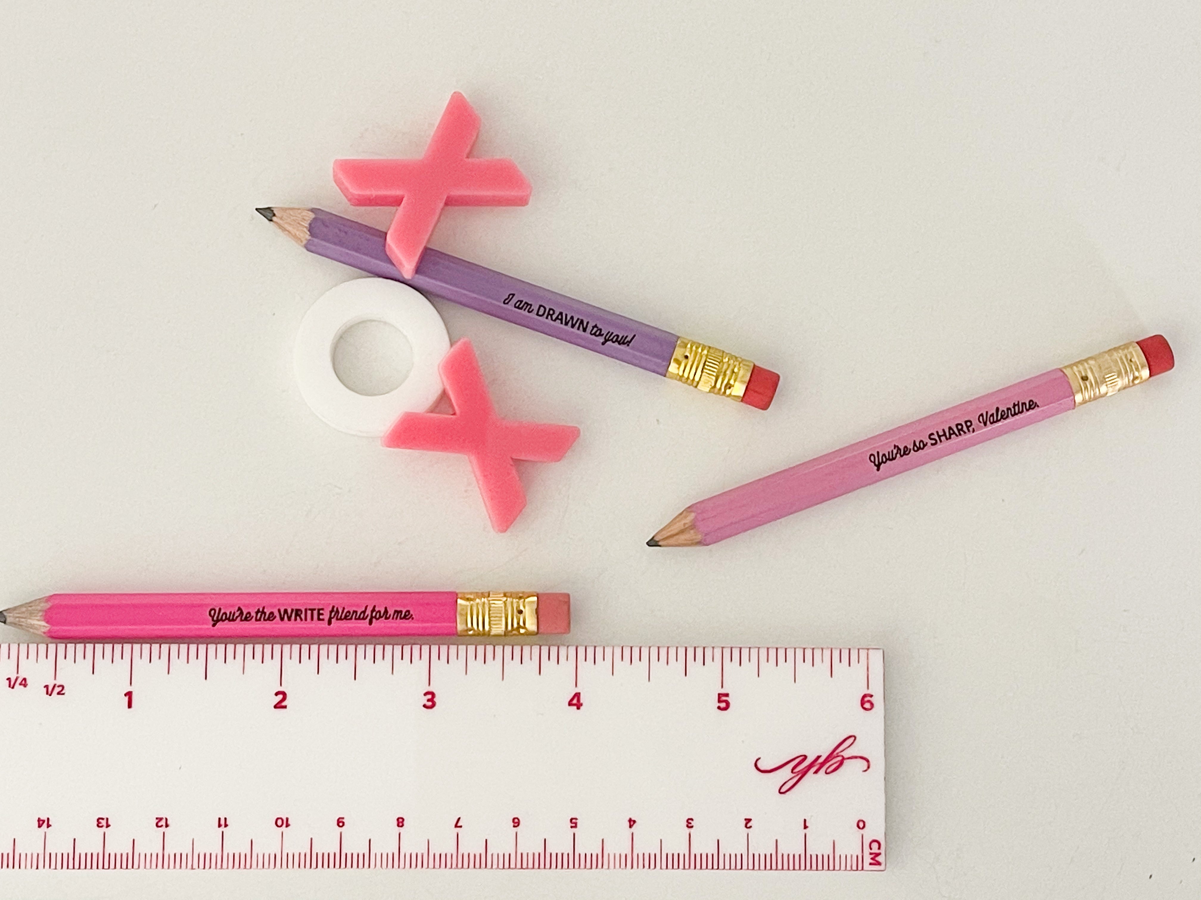 Happy Valentine's Day Pencils, Assortment, Pack of 12 - JRM7923B